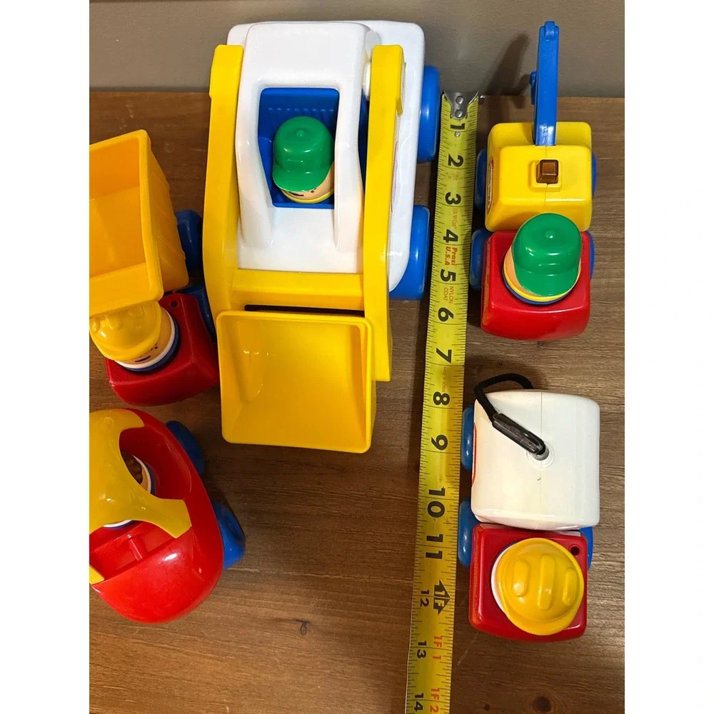 Vintage Little Tikes Toddle Tots Construction Vehicle Lot Front Loader Truck